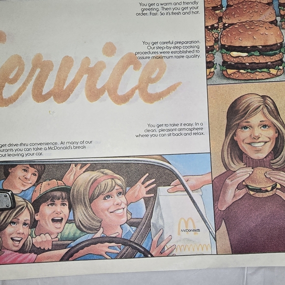 Vintage 1981 Mcdonalds Placemats 25-26 Total Rare Set, Hard to Find. - Picture 6 of 12